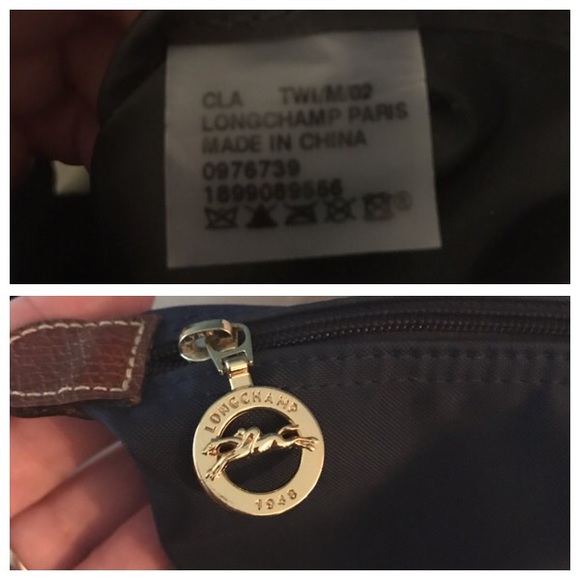 *SOLD Longchamp Le Pliage Navy Blue Large Tote - Picture 8 of 8